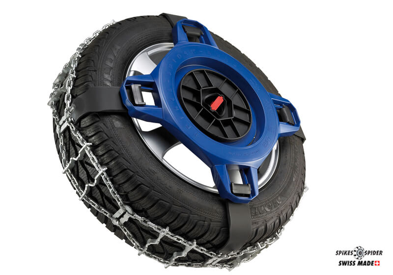 Spikes-Spider ALPINE PRO size AP5 with modified Land Rover Defender wheel bolts