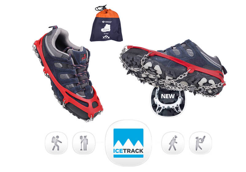 VERIGA Ice Track shoe chains (37 to 40, UK 4.5 to 7) M